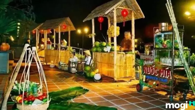 Trang trí gian hàng ẩm thực trường học