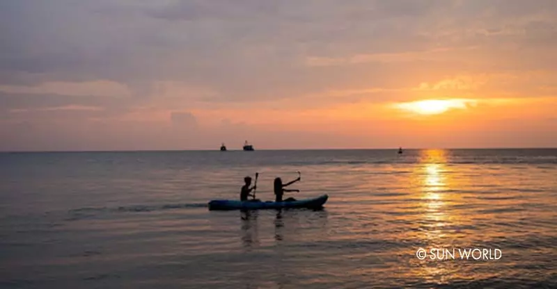 Du khách có thể mua vé cáp treo Hòn Thơm ở ga đi An Thới