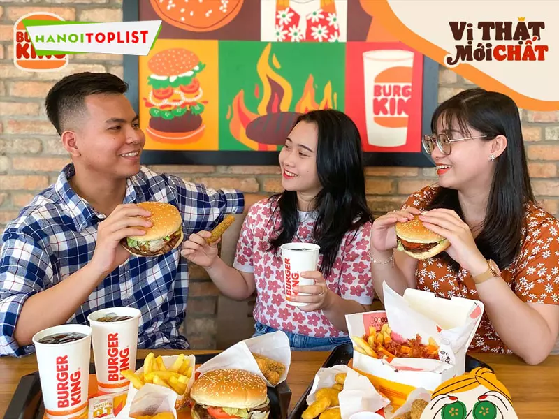 Khách hàng nói gì về Burger King Hà Nội