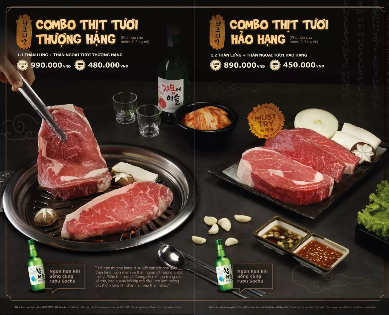 combo mua 2 tặng 2 thịt tươi thượng hạng