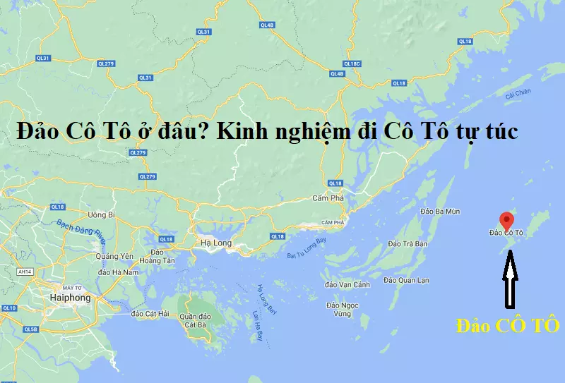 Bản đồ du lịch đảo Cô Tô