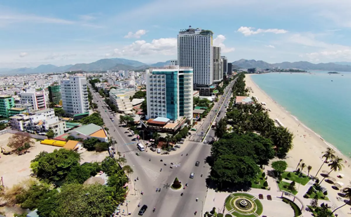 Thành phố Nha Trang nhìn từ trên cao