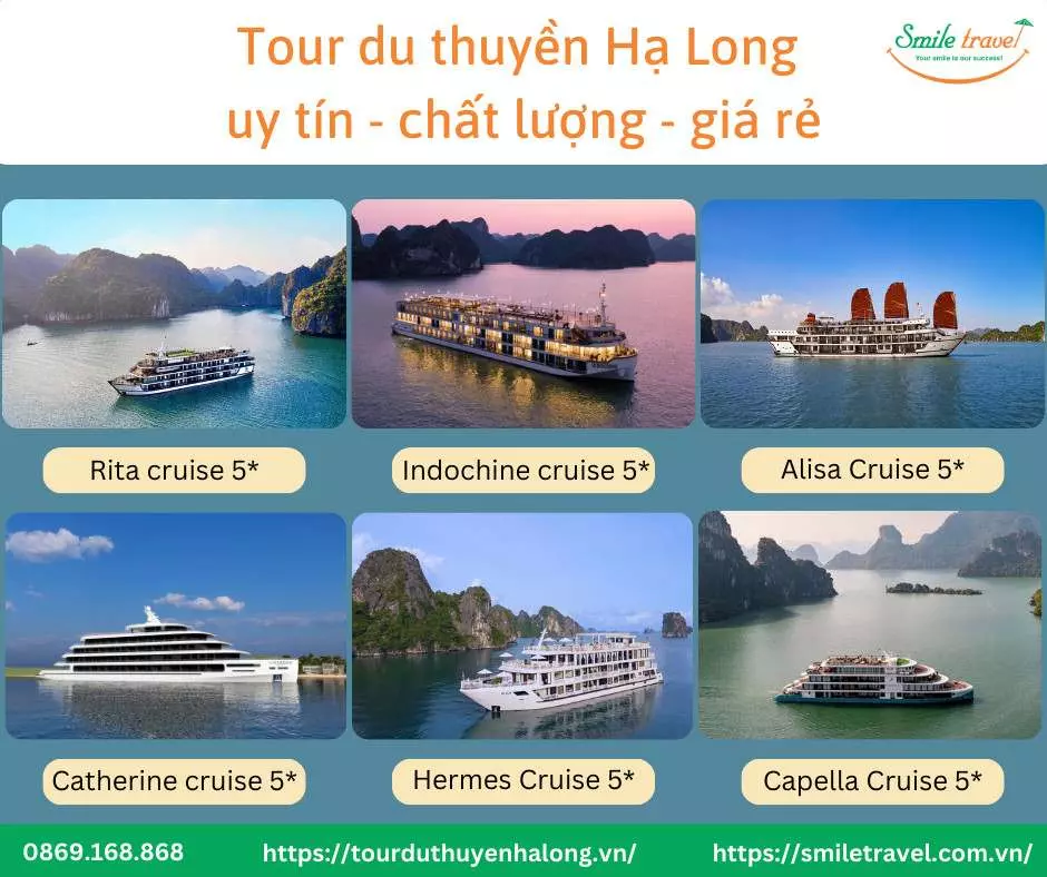 Tour du thuyền Hạ Long uy tín - chất lượng - giá rẻ