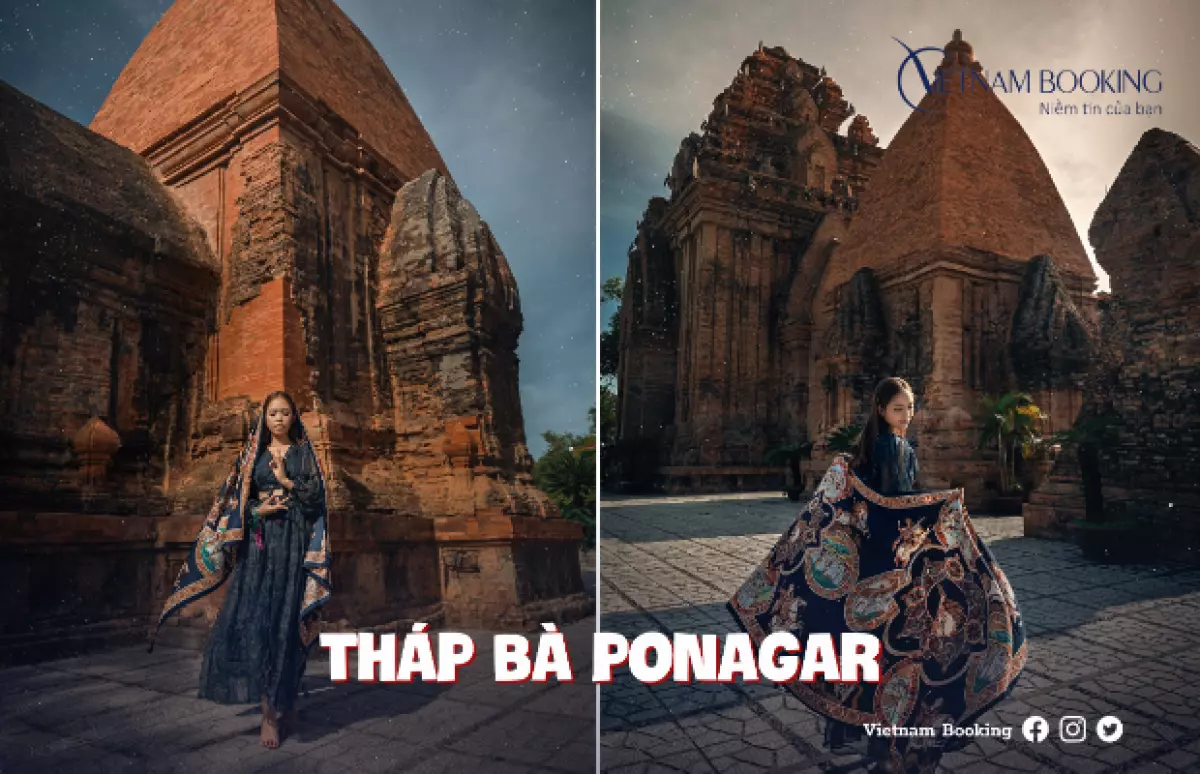 Tour Nha Trang Đà Lạt 5 ngày 4 đêm khách đoàn - tháp Bà Ponagar