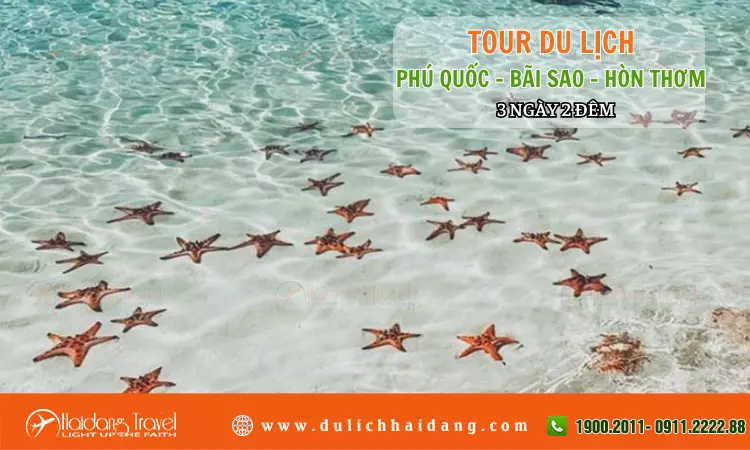 Tour du lịch Phú Quốc Bãi Sao Hòn Thơm 3 ngày 2 đêm - Hải Đăng Travel