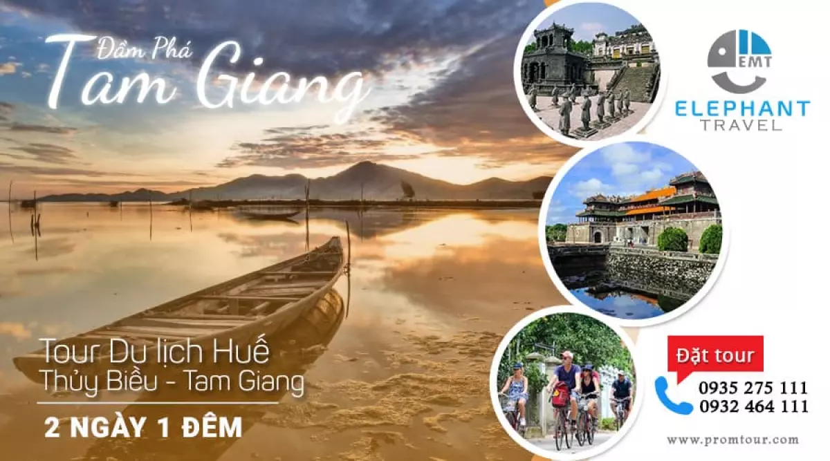 Tour du lịch Huế ghép đoàn 2N1Đ