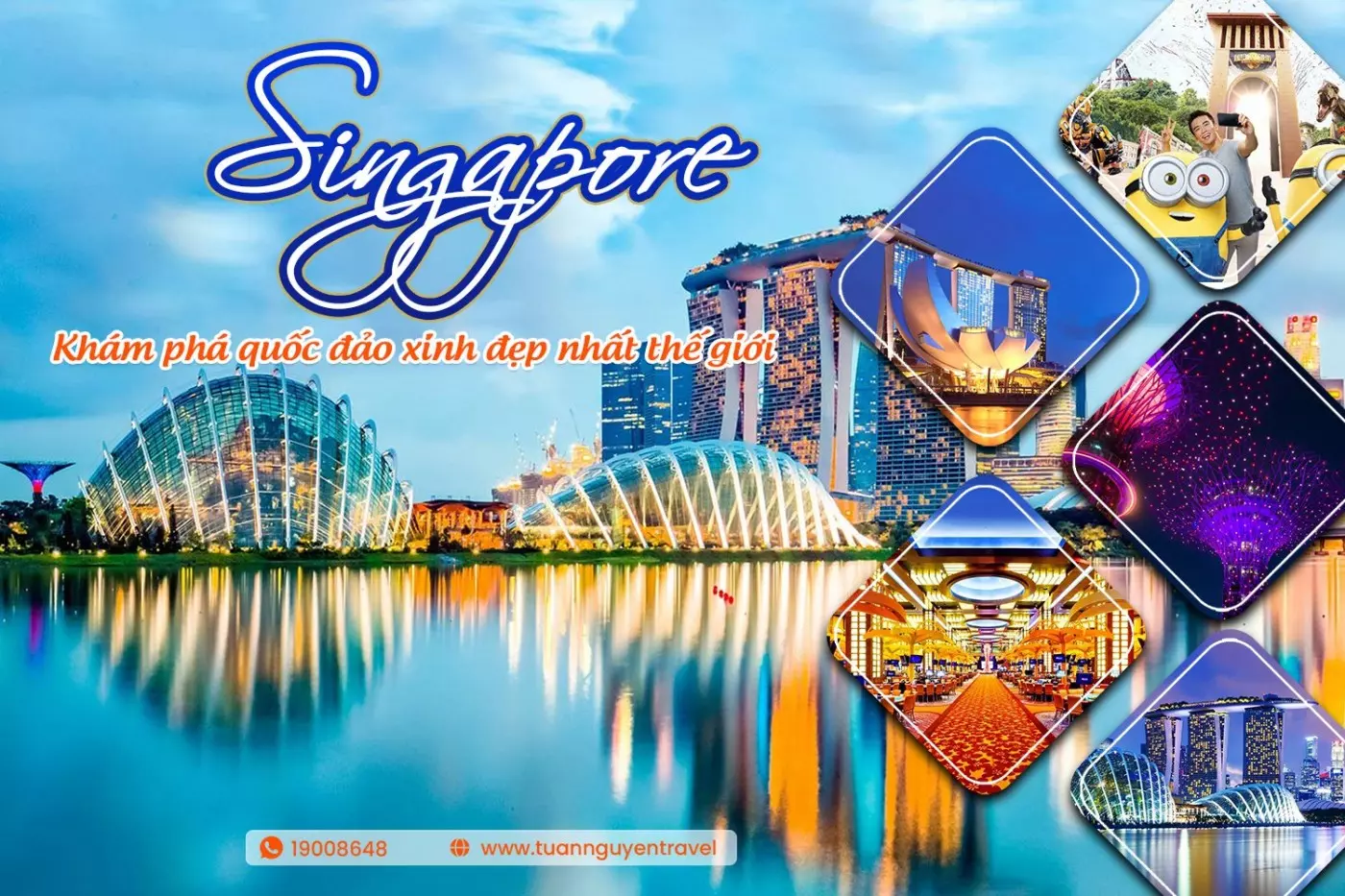 Khám phá Singapore, Garden By the Bay và hàng loạt công trình nổi tiếng của Quốc đảo sư tử