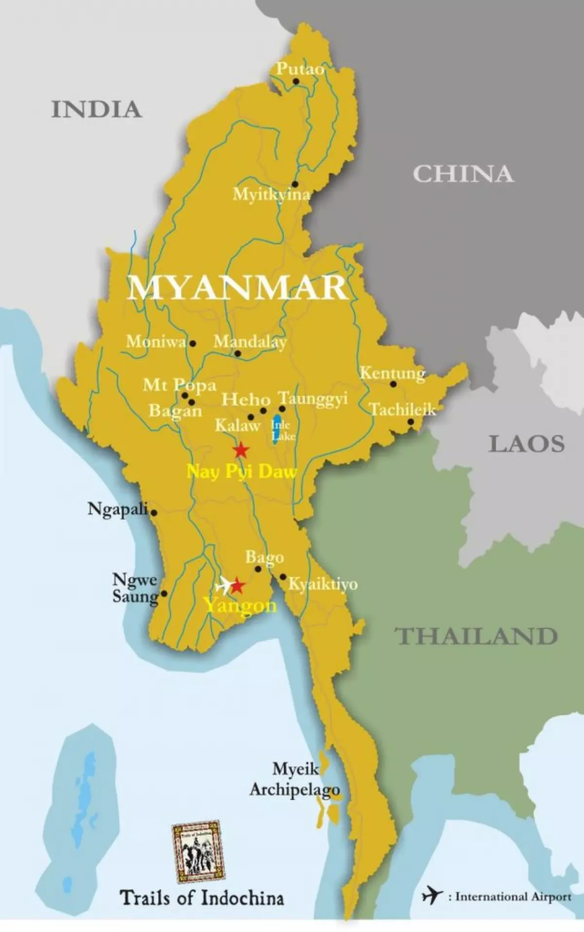 Bản đồ Myanmar