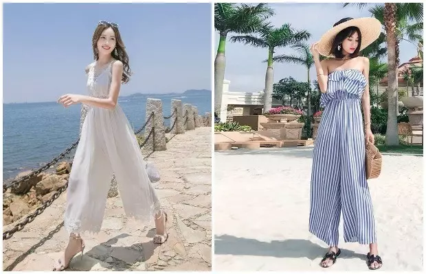 trang phục du lịch Nha Trang - Bộ jumpsuit 