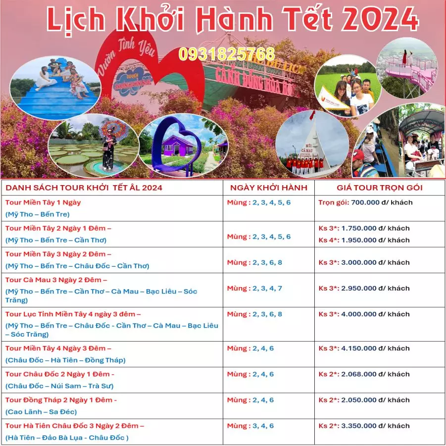 Tour Tết 2024