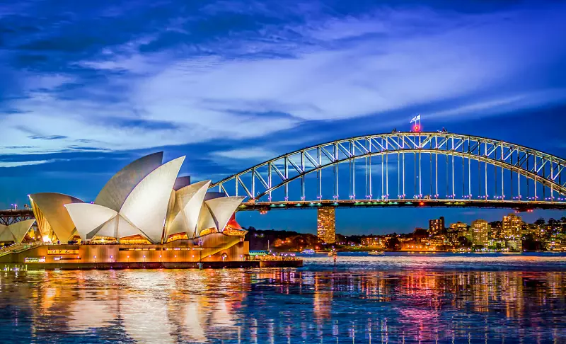 Top địa điểm du lịch đẹp, nổi tiếng ở Úc Australia. Sydney