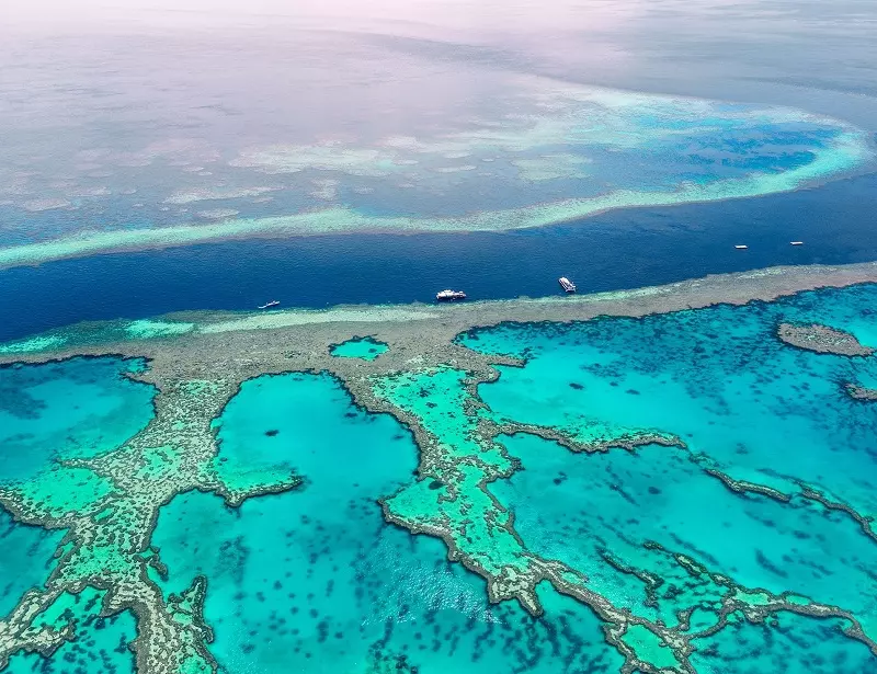 Top địa điểm du lịch đẹp, nổi tiếng ở Úc Australia. Du lịch Úc đi đâu, chơi gì? Great Barrier Reef