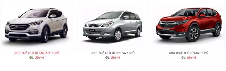 Xe của Đức Hưng được đầu tư từ các dòng xe đời mới như Toyota Avanza, Hyundai Satafe, Honda City, Chevrolet Trailblazer, nova 7 chỗ AT, Huyndai Accent 2019,...