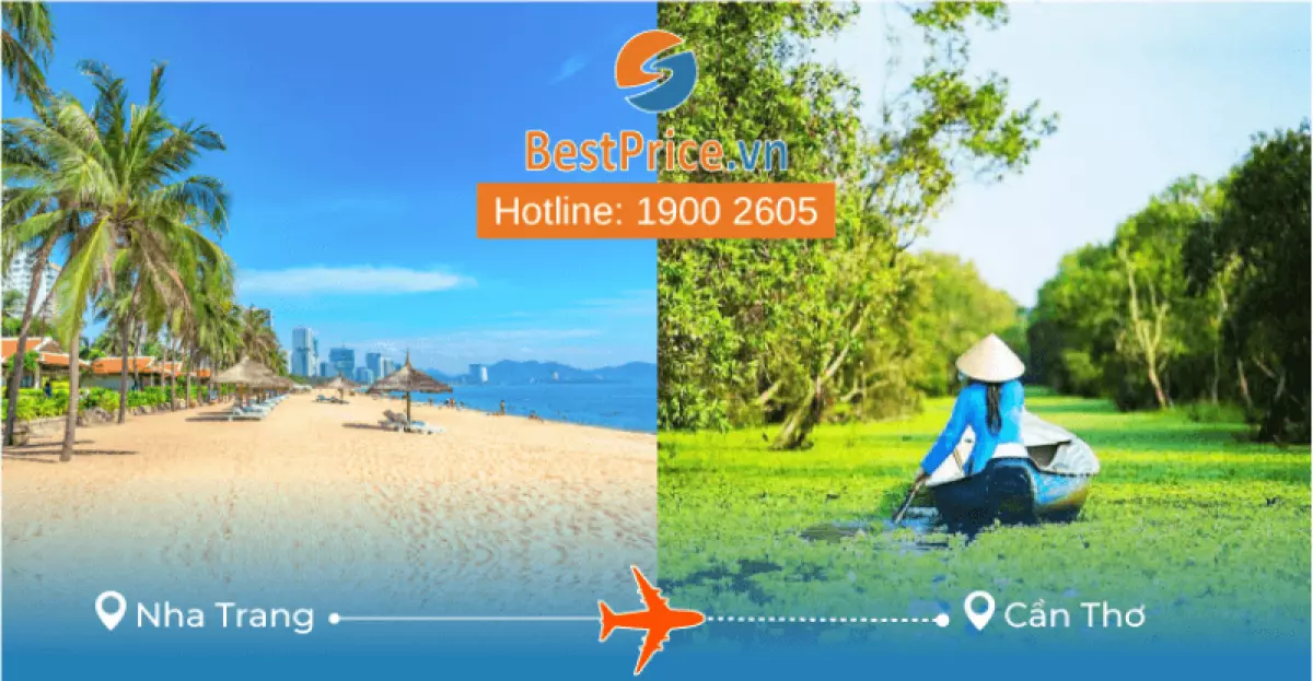Đặt vé máy bay từ Nha Trang đến Cần Thơ
