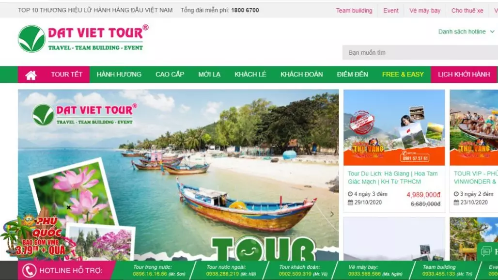 TOP 10 WEBSITES ĐẶT TOUR DU LỊCH UY TÍN NHẤT VIỆT NAM 2023