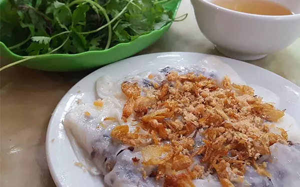 Món bánh cuốn Kỳ Đông ngon độc đáo của Hà Thành