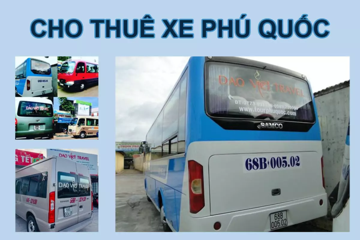 Dịch vụ cho thuê xe Phú Quốc uy tín và chất lượng - Đảo Việt Travel