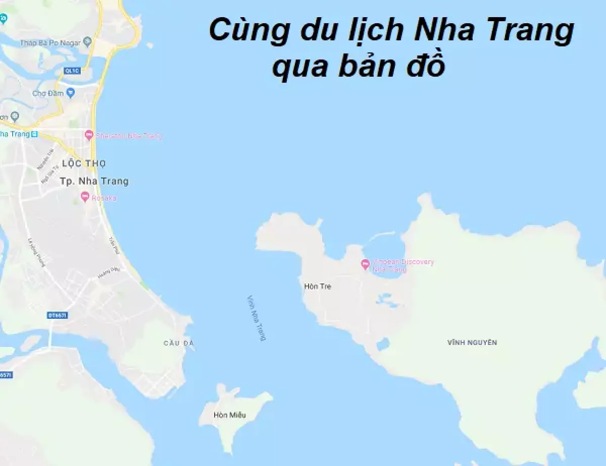 Khám phá Nha Trang trên bản đồ nhé!