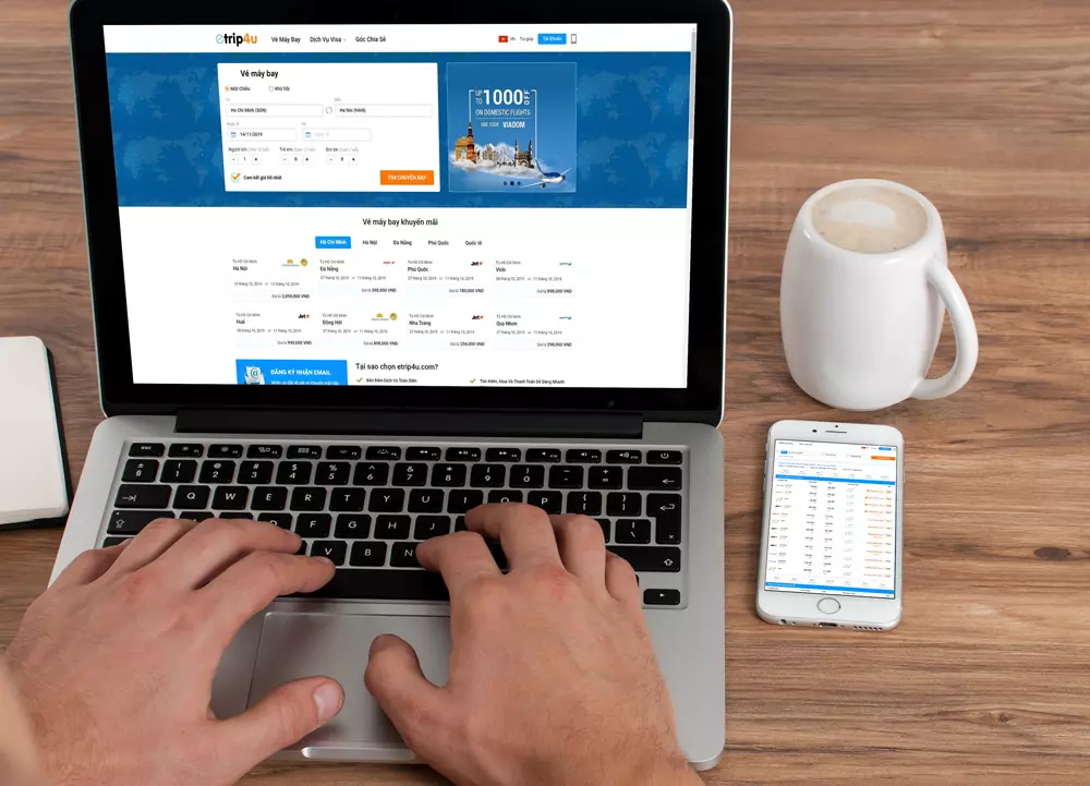 Truy cập Etrip4u.com để săn ngay vé rẻ