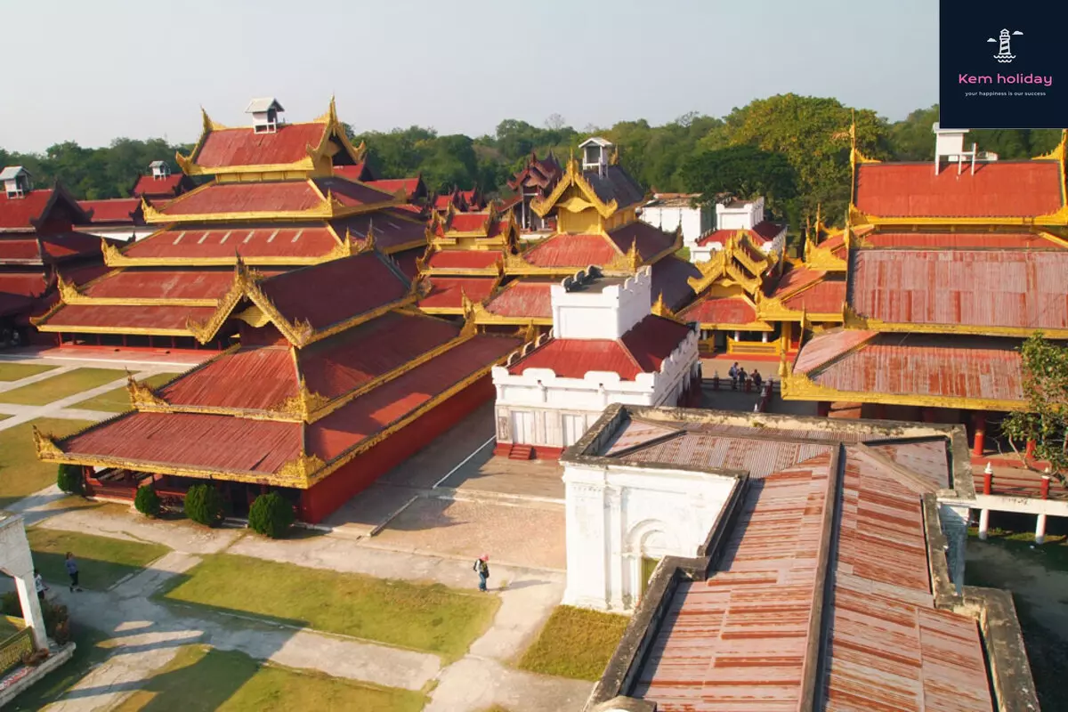 Nét sang trọng, cổ kính của Cung điện hoàng gia cuối cùng ở Myanmar