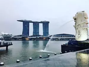 Công viên Merlion - Sư tử biển là hình ảnh của quốc gia Singapore