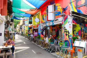 Cửa hàng tại khu phố Kampong Glam