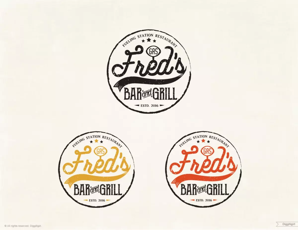 Mẫu thiết kế logo nhà hàng ẩm thực đẹp ấn tượng giá rẻ