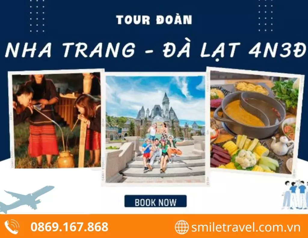 Tour Nha Trang - Đà Lạt cùng Smile Travel
