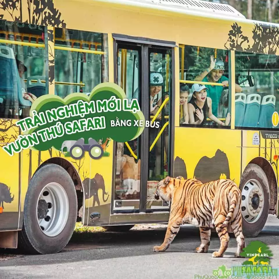 Khám phá thế giới động vật tại Vinpearl Safari Phú Quốc