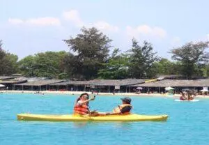 chèo thuyền kayak bãi dài