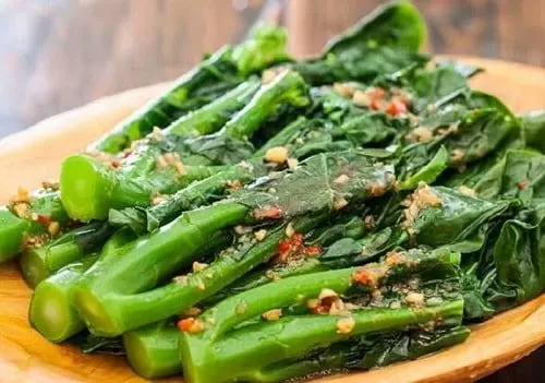 cải làn xào tỏi