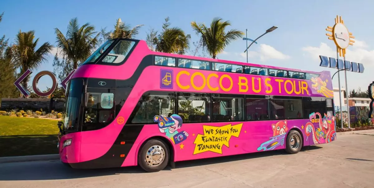 Coco Bus Tour mở tuyến N2: Sân bay Đà Nẵng - Bán đảo Sơn Trà