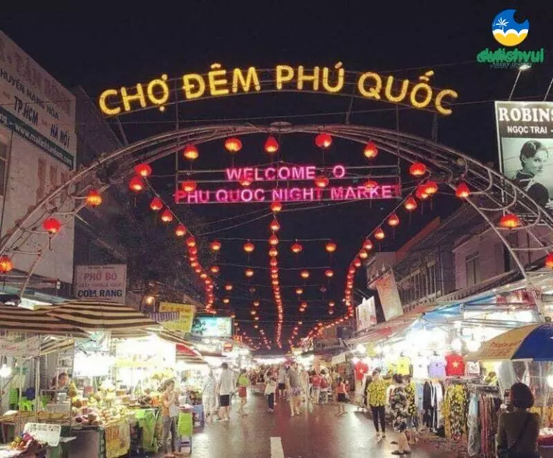 Chợ đêm Phú Quốc vô cùng náo nhiệt