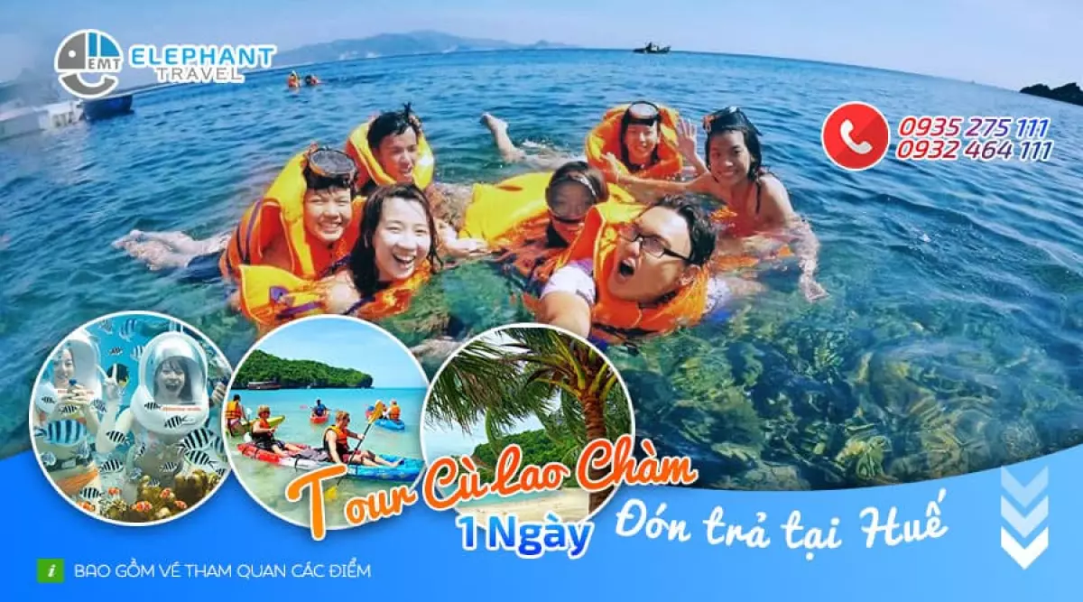 Tour Cù Lao Chàm 1 ngày từ Huế