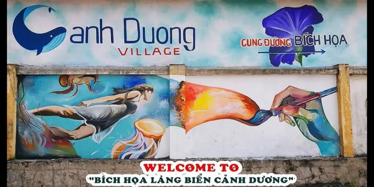 Làng bích họa Cảnh Dương - Quảng Bình