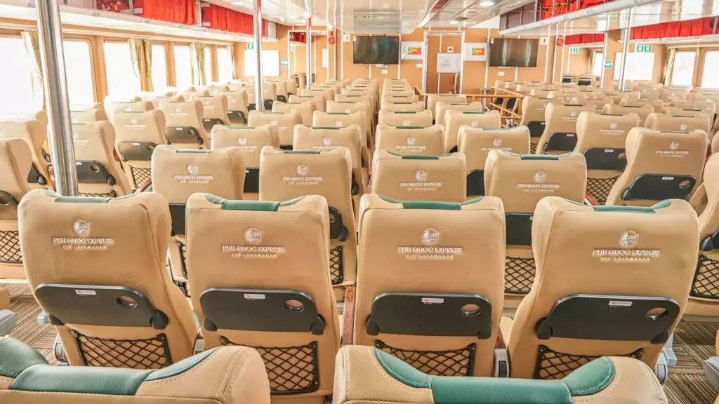 Nội thất tàu cao tốc Phú Quốc Express