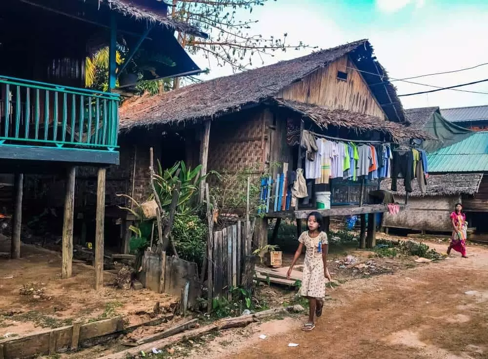 Small villages and village children