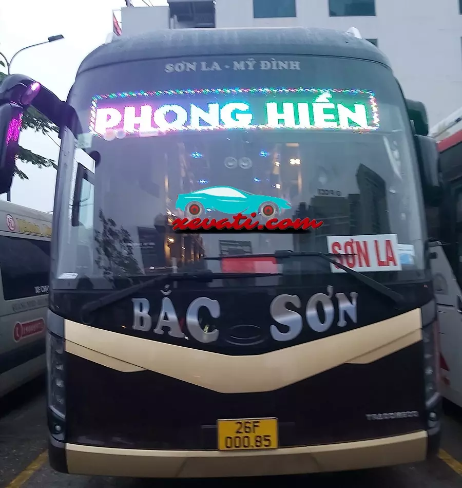 Nhà xe khách Phong Hiền Sơn La đi Hòa Bình