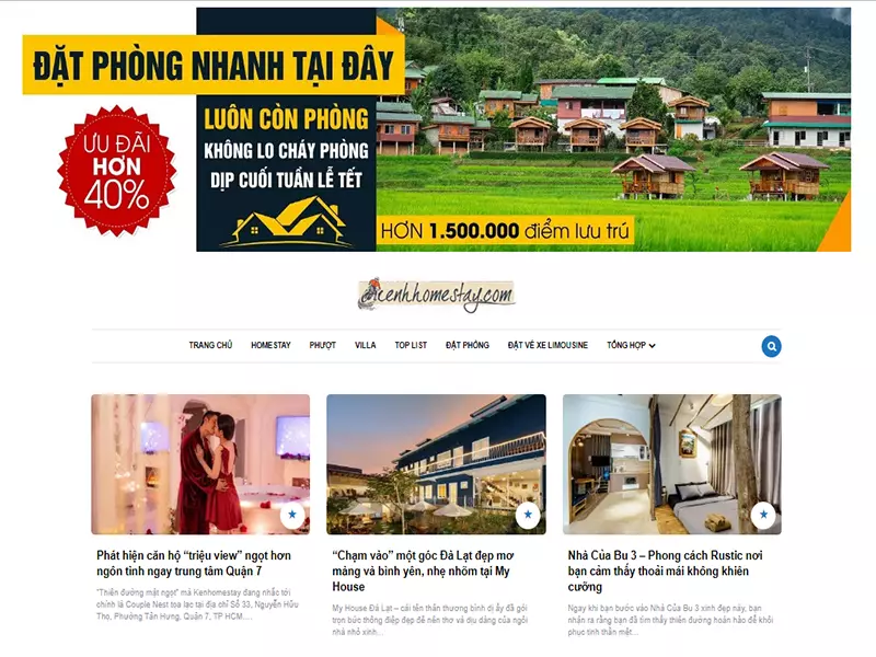 website du lịch