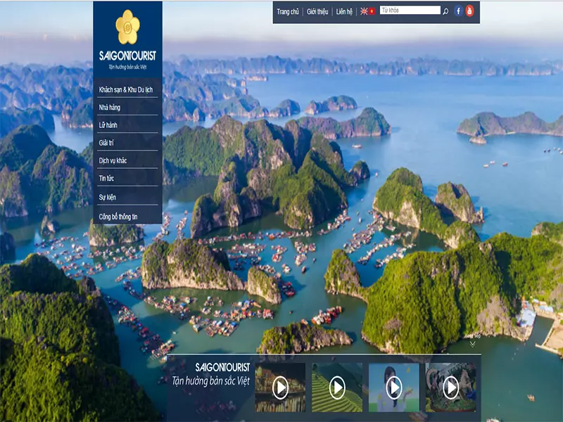 website du lịch
