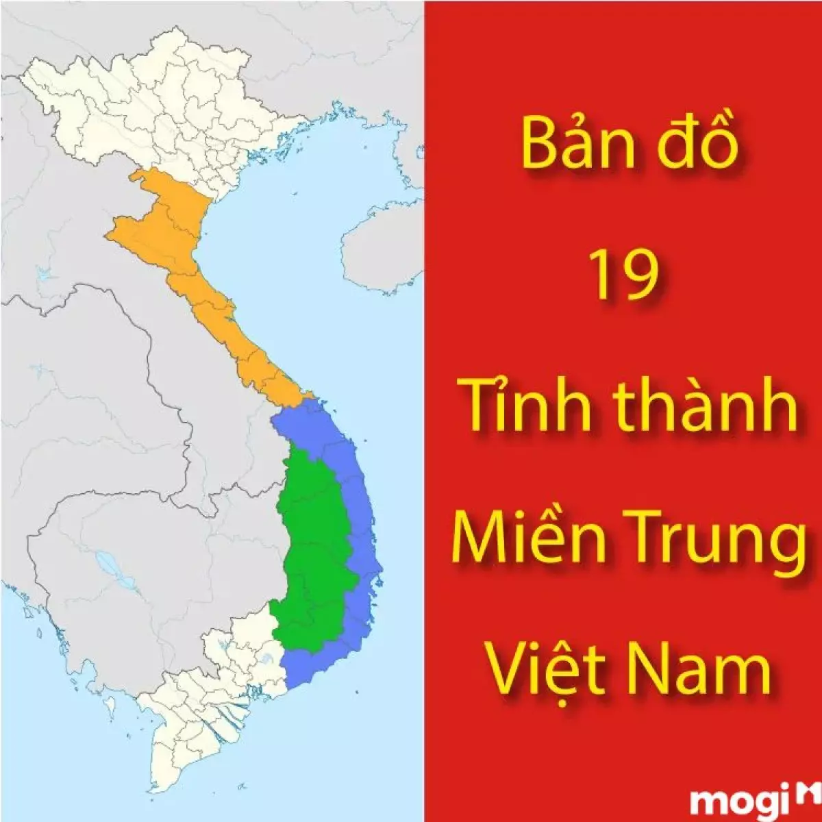 Danh sách các tỉnh miền Trung