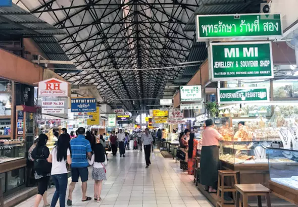 Du lịch Myanmar ghé thăm chợ Bogyoke