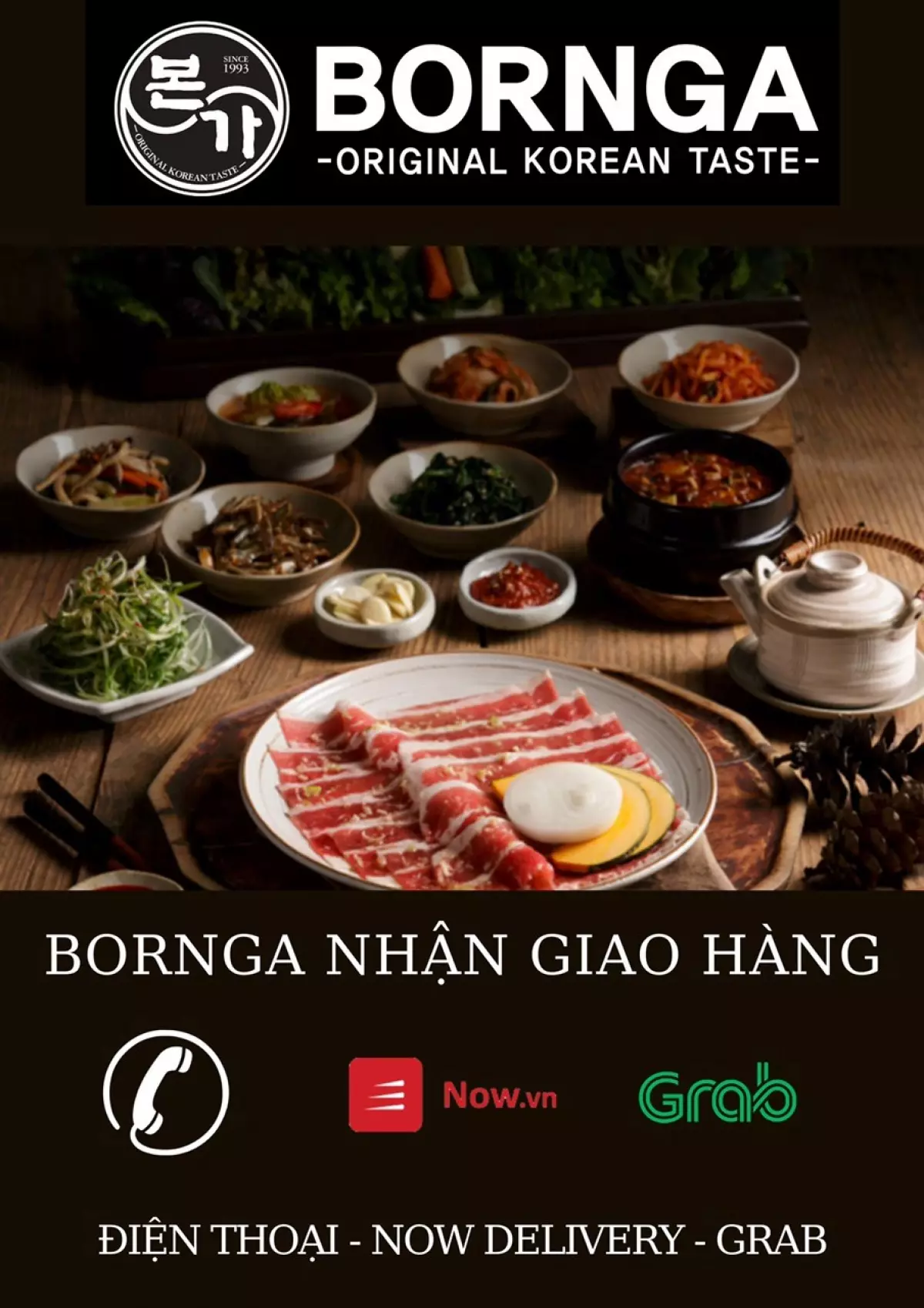 cách thức liên hệ Bornga Restraurant