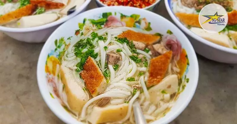 Bánh canh chả cá - Một trong những đặc sản tại Bình Ba