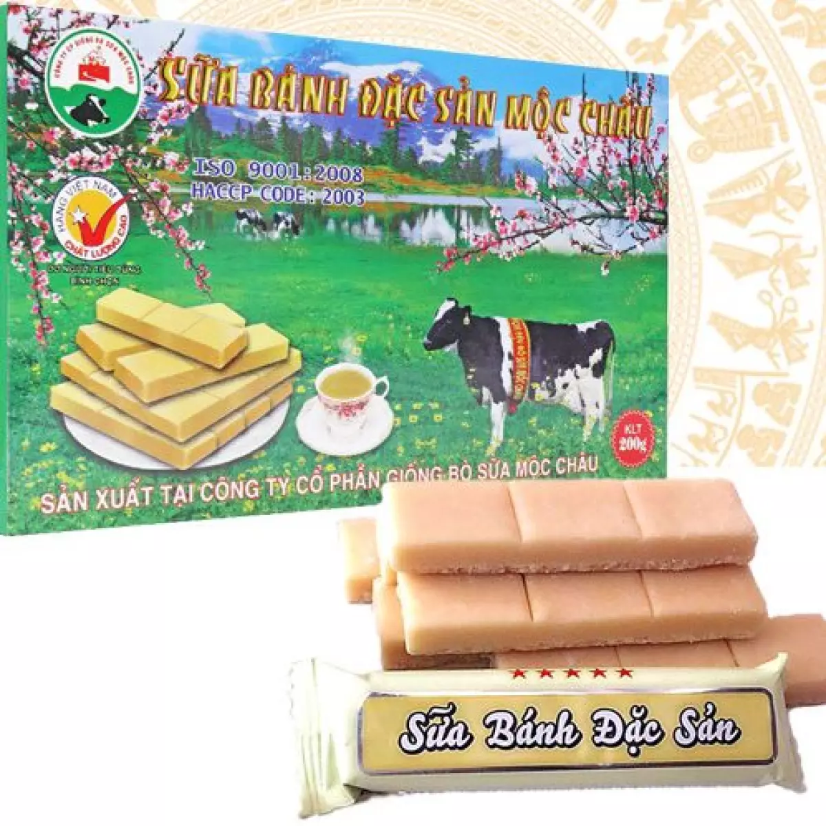 bánh sữa Mộc Châu bao nhiêu calo