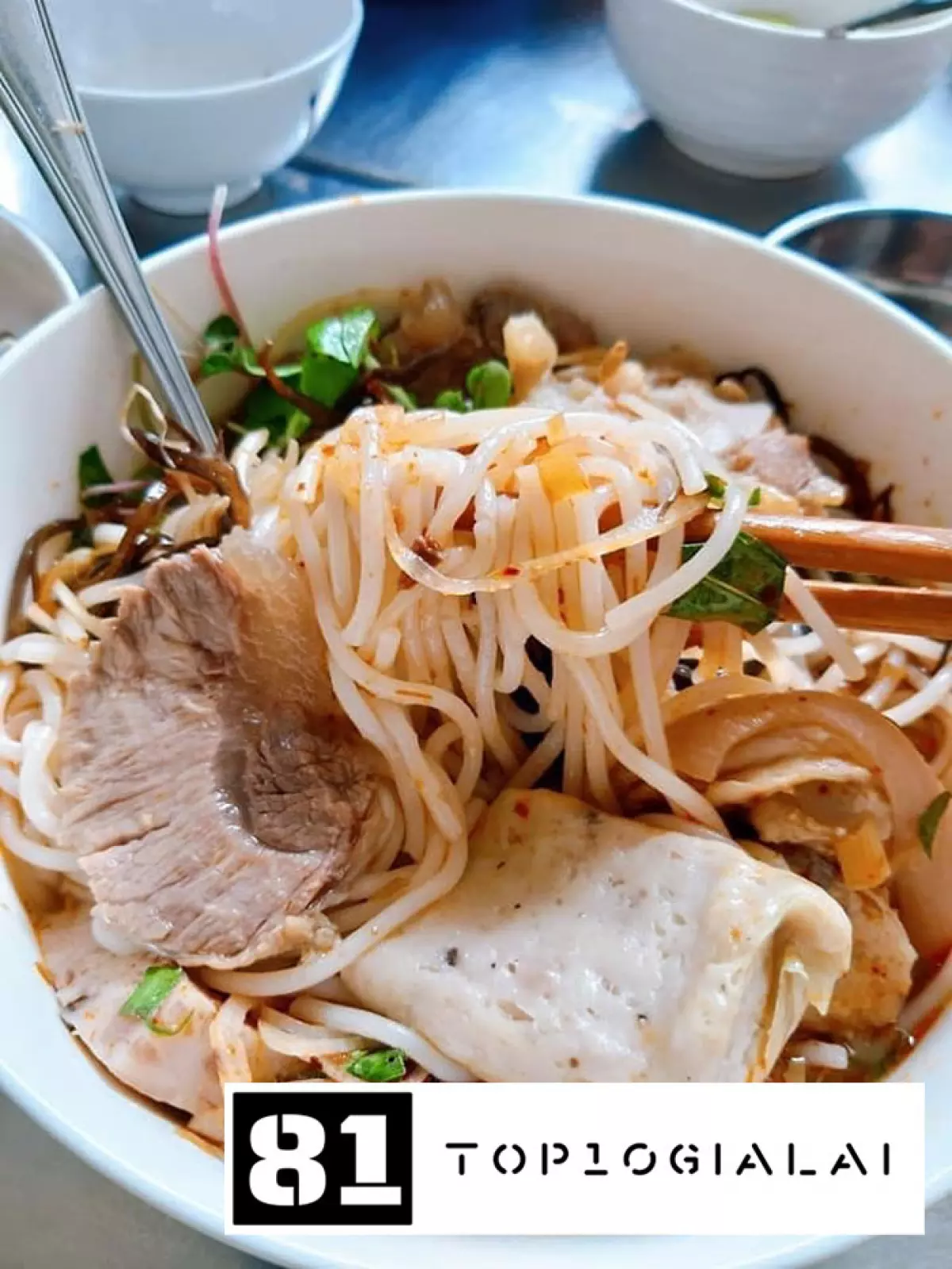 Bún bò Huế bà Thảo Gia Lai