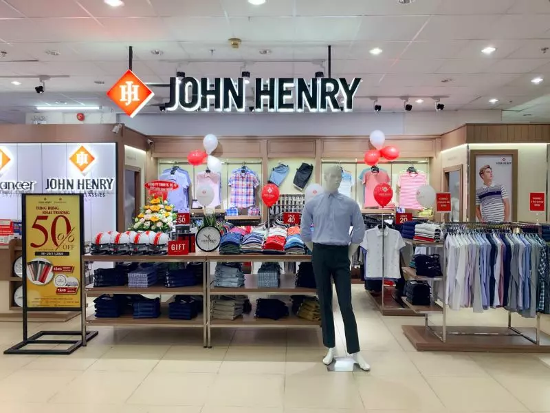 Shop quần áo nam ở Buôn Ma Thuột - John Henry