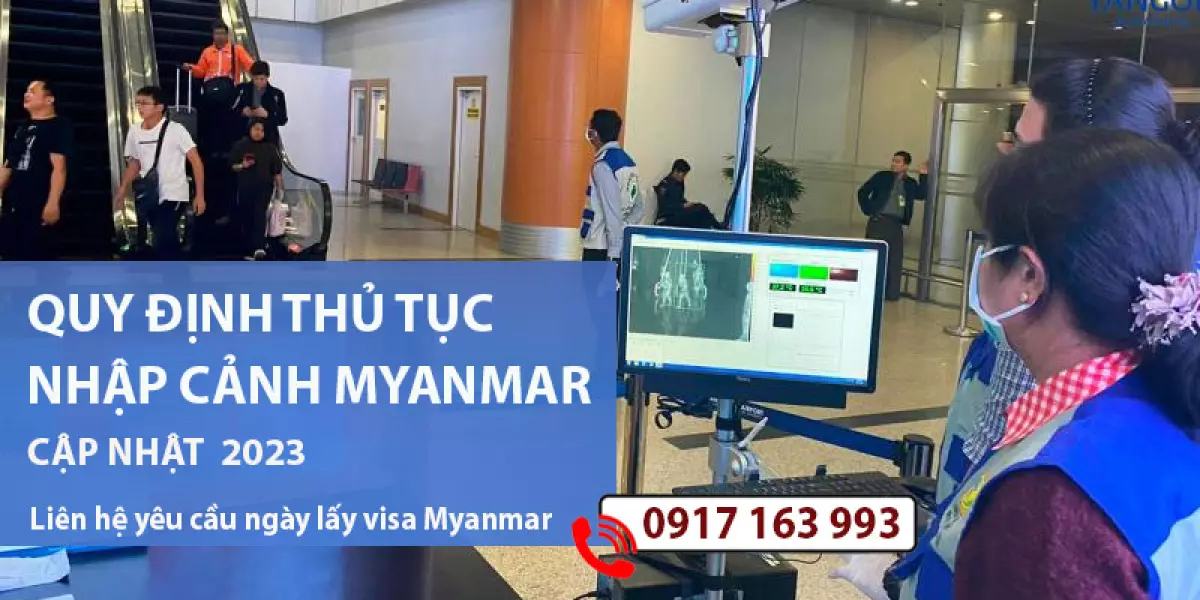 thủ tục đi myanmar dành cho người việt 2023