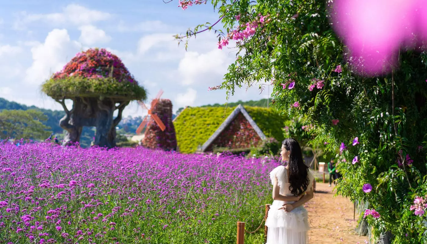 Check in thiên đường hoa Fresh Garden