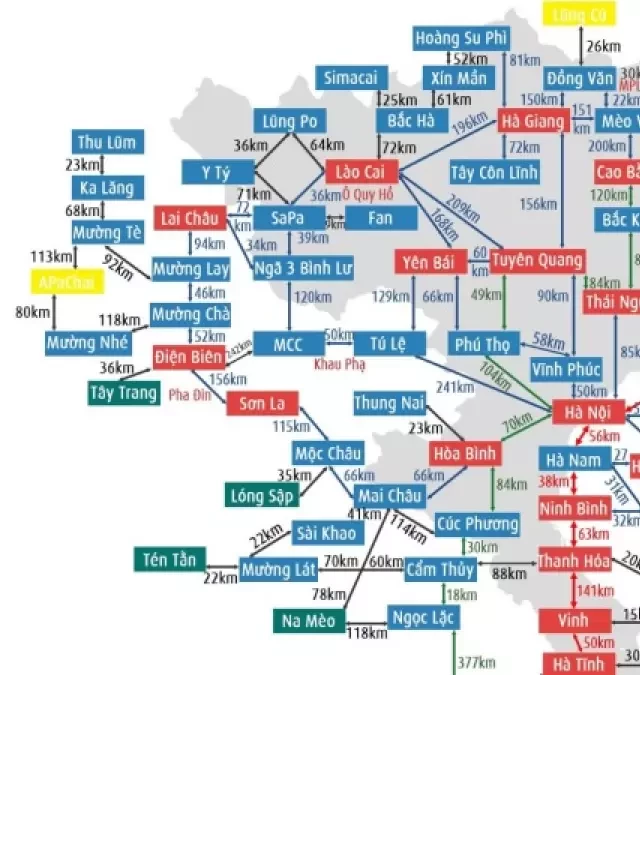   Bản đồ du lịch miền Bắc Việt Nam đầy đủ chi tiết nhất 2023 